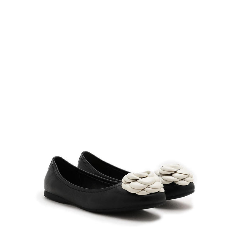 Floret Ballet Flats - Black