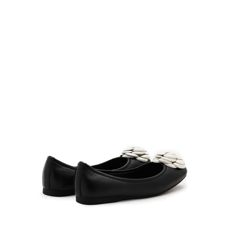 Floret Ballet Flats - Black
