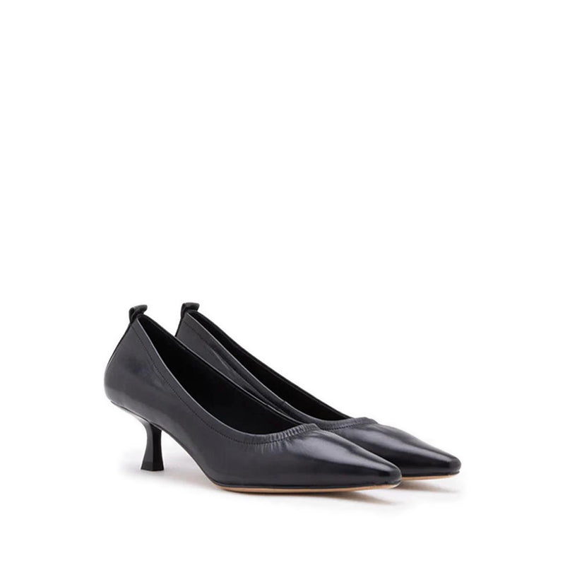 Philo Pointed Toe Low Heels - Black
