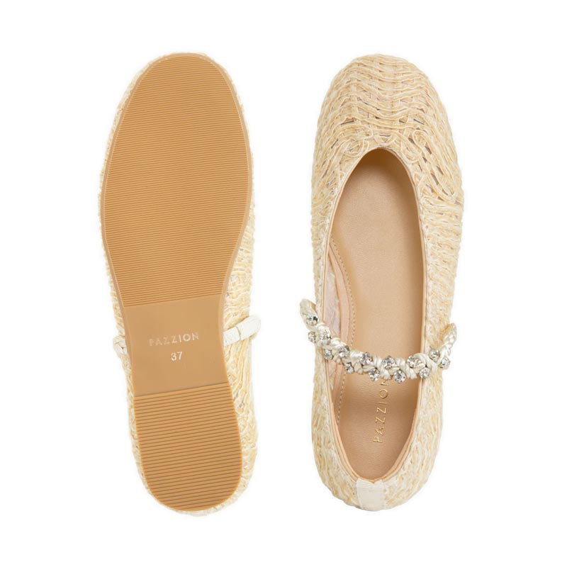 Pazzion Women's 2661-8 Flats - Beige
