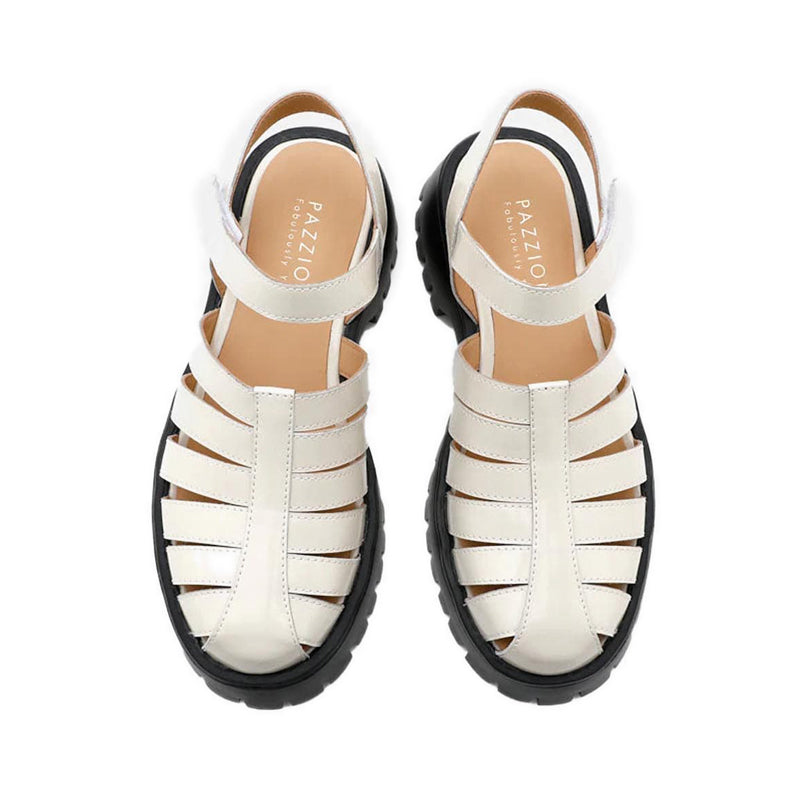 Elowen Cage Strap Sandals - Beige