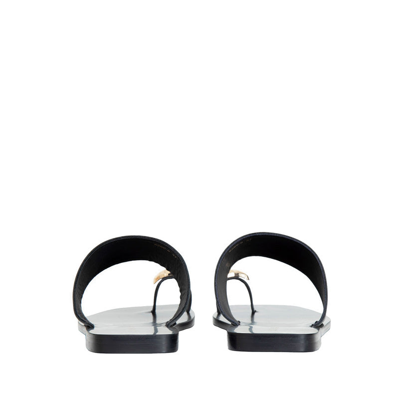 Jhane Toe-Ring Slides - Black