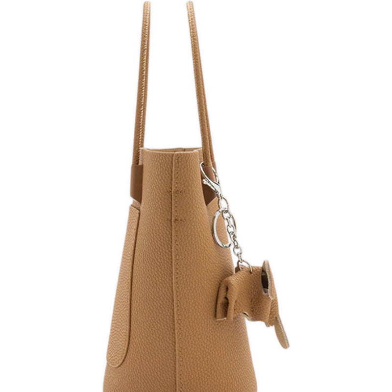 Stormy Garden Bucket Bag - Brown