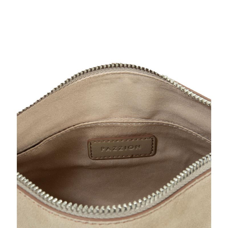 Women's Bellarise Suede Shoulder Bag - Khaki