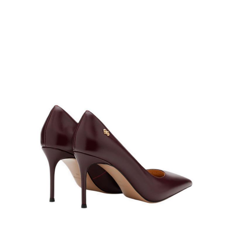 Pazzion Stefano Patent Stiletto Heels - Maroon