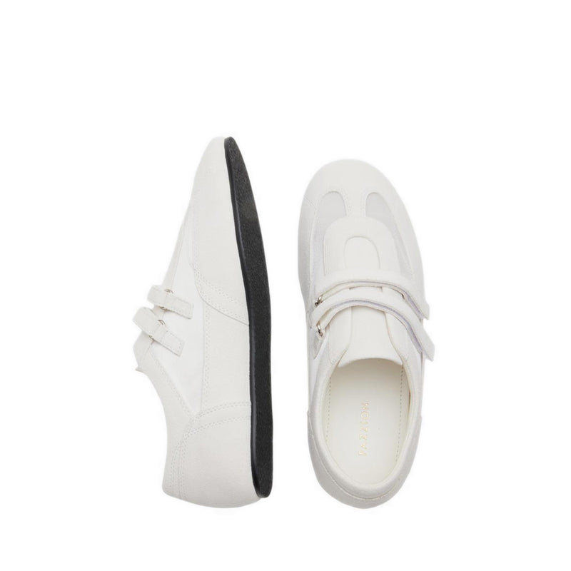Women's Noralyn Double Velcro Strap Sneakers - White