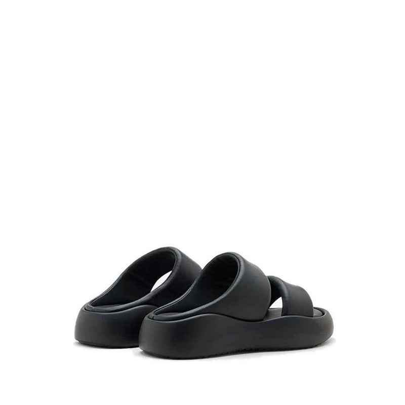 Caressa Double-Strap Slides - Black