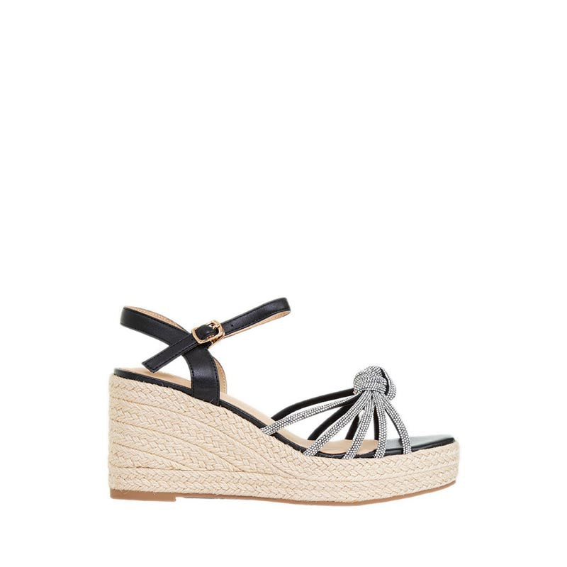 8816 Wedges Sandals - Black
