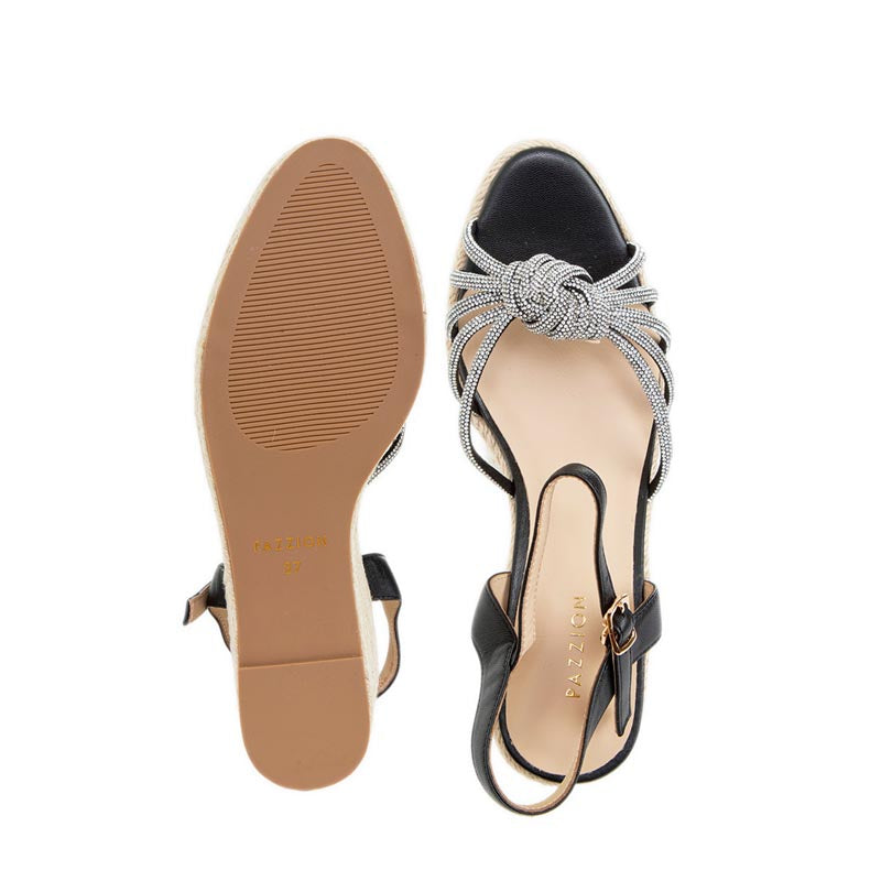 8816 Wedges Sandals - Black