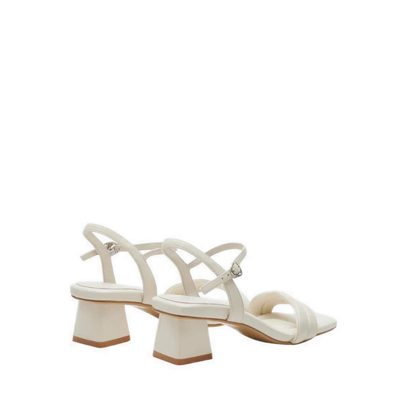 Alaina Pillow Strappy Heels - Beige
