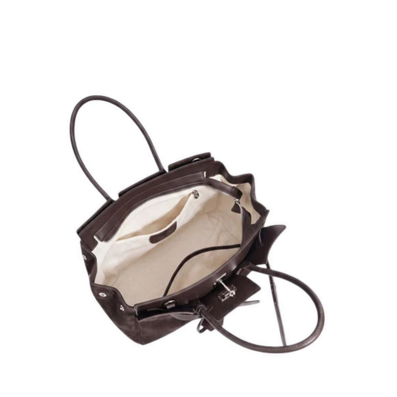 Pazzion Women's Erin Suede Shoulder Bag - Brown