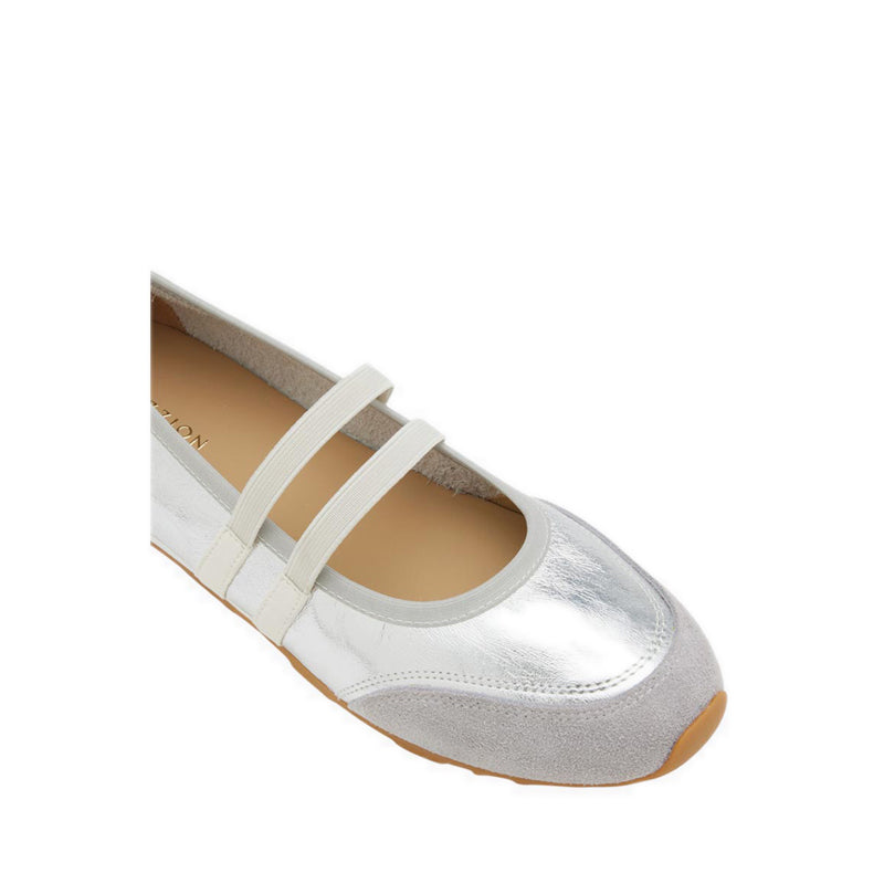 Women's Liravelle Double-Strap Suede Mary Janes - Silver