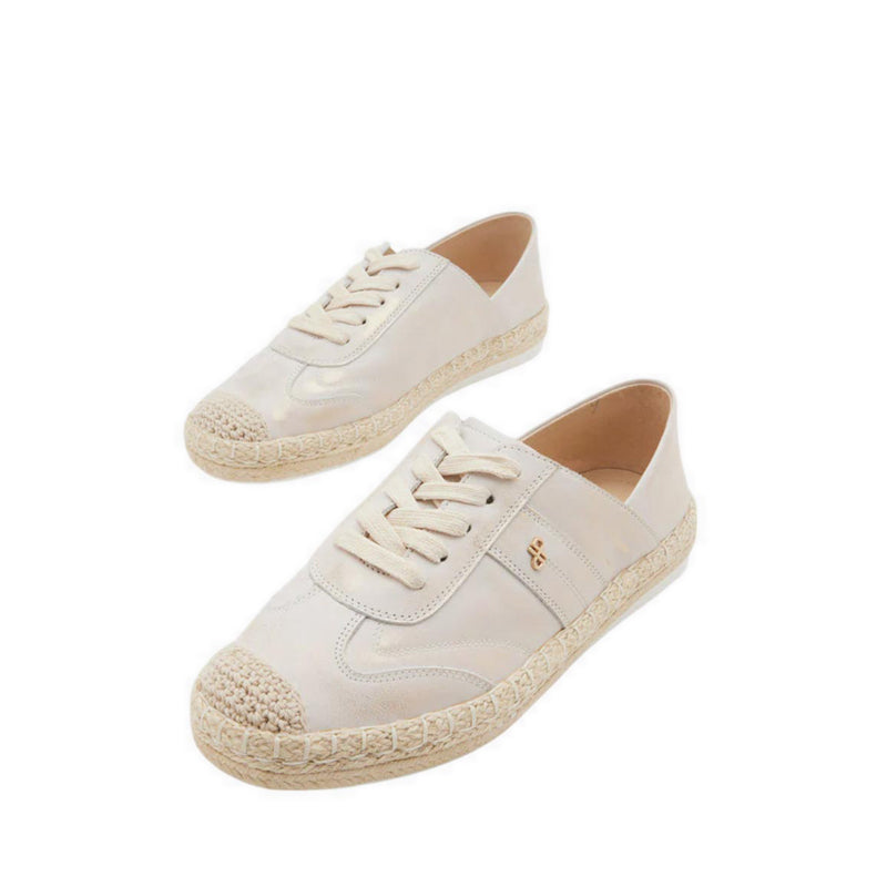 Plume Slip-On Espadrille Sneakers - Gold