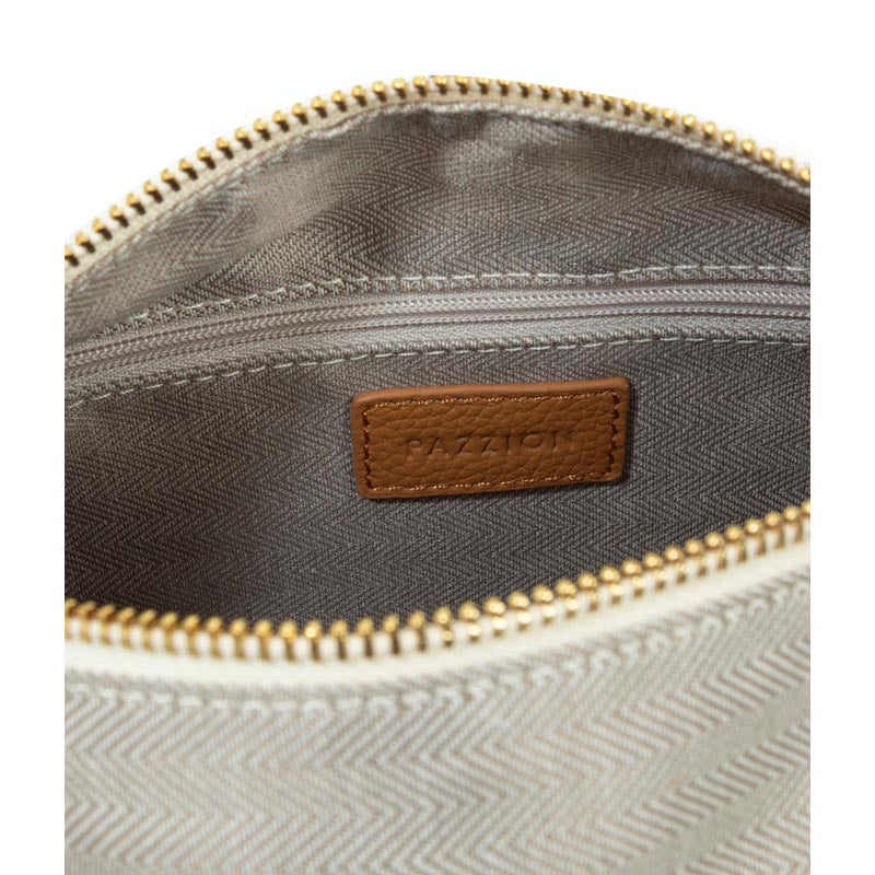 Women's Yelivienne Twist Lock Leather Shoulder Bag - Camel