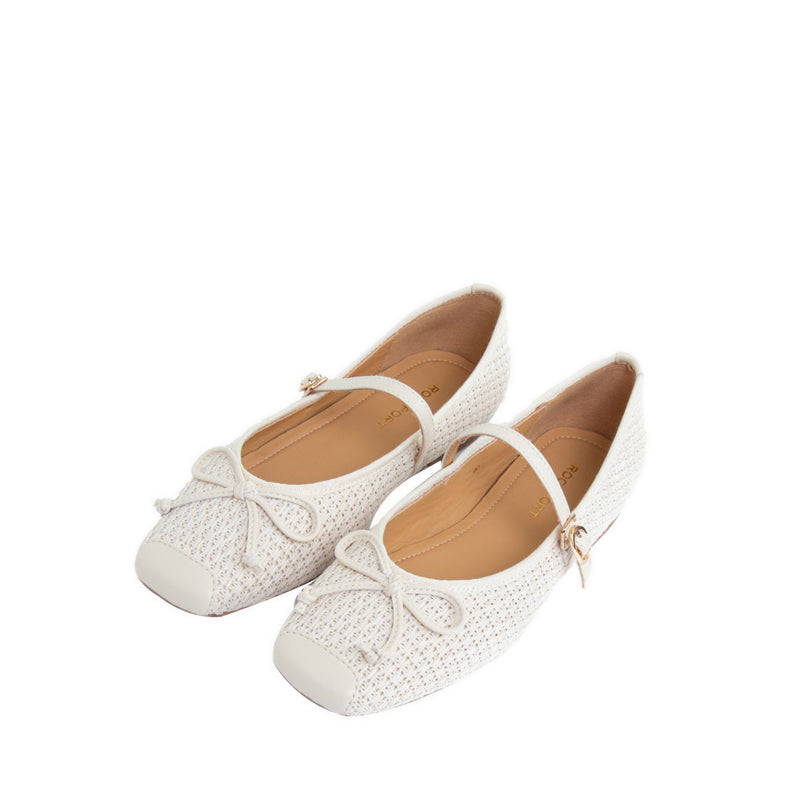 ALICE Women's Flats - White