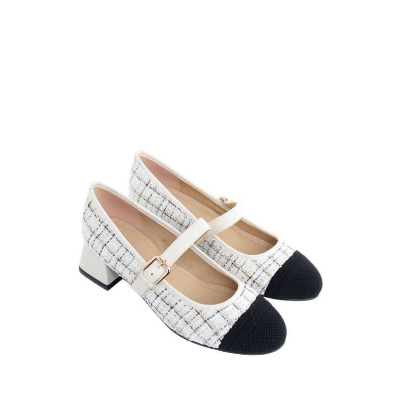 ALINA Women's Heels - White