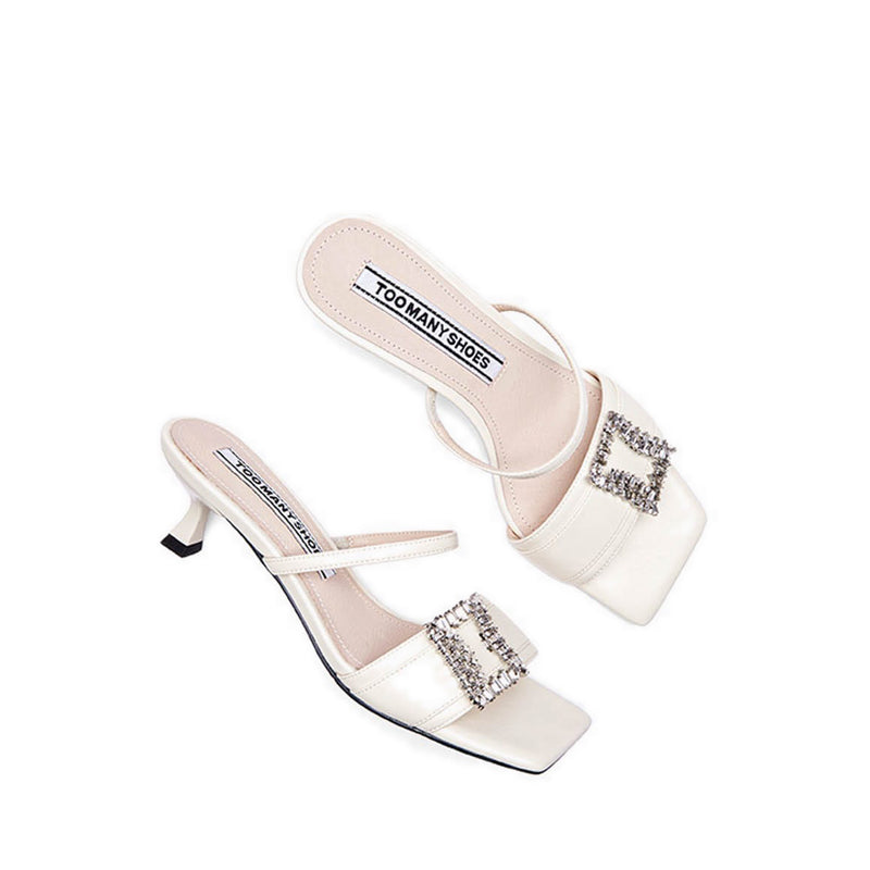 ZAE10 Women's Sandal Heels - Beige