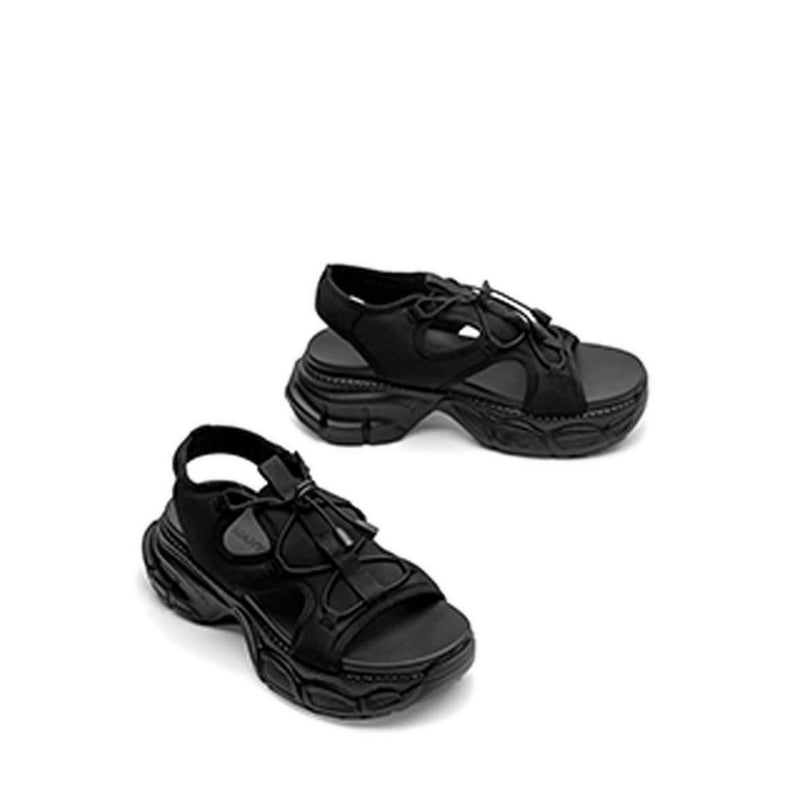 ZAE18 Women's Sandals Platforms - Black