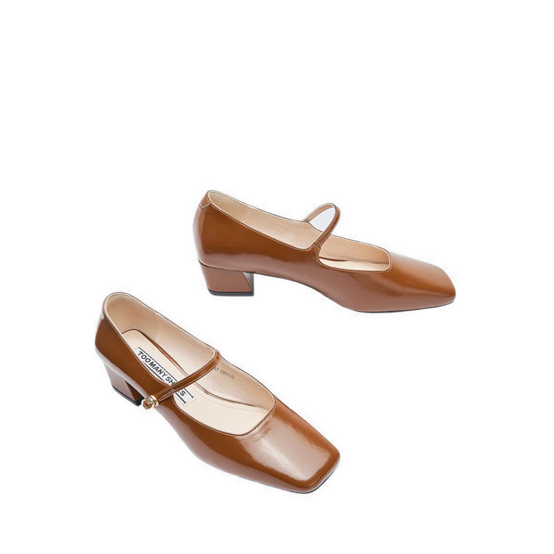 ZAE67 Women's Heels - Brown
