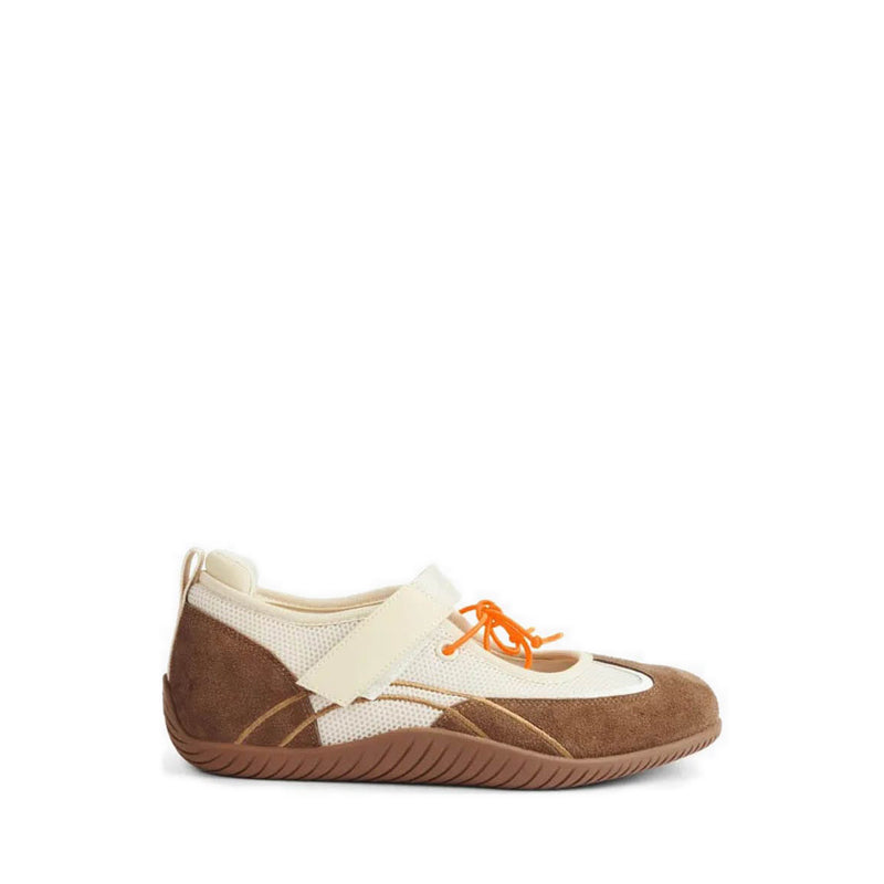 ZAF66 Women's Sneakers - Brown/Beige