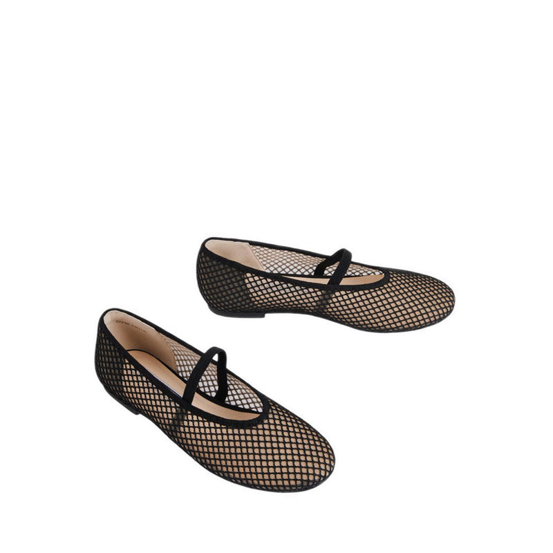 ZAF86 Women's Ballerina - Black