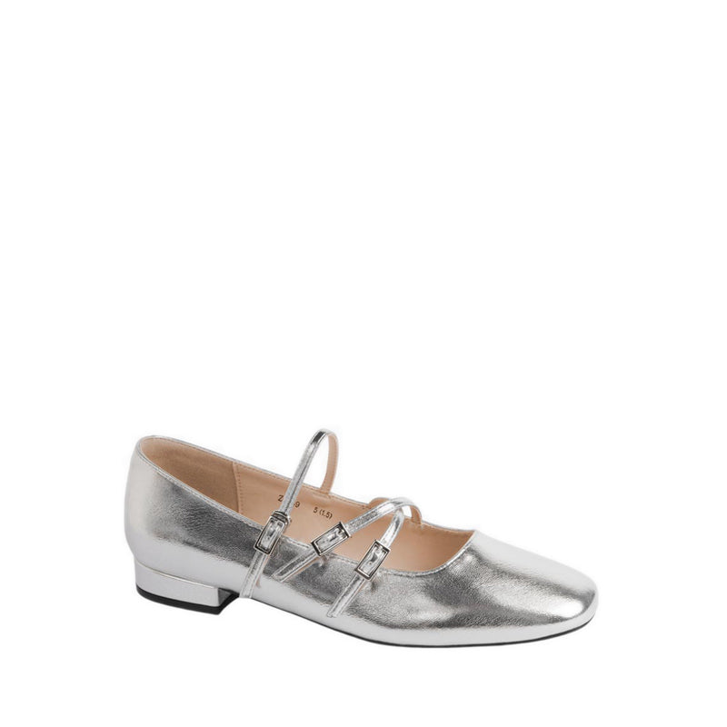 ZAF89 Women's Flats - Silver