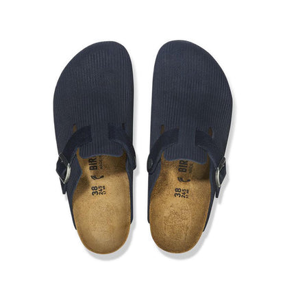 Boston Suede Leather Corduroy Midnight