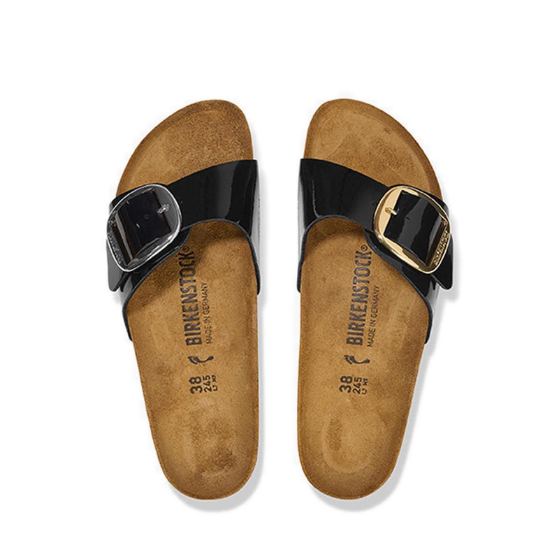 Madrid Big Buckle Birko Flor Black Gold