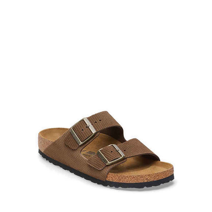 Arizona Suede Leather Corduroy Dark Tea