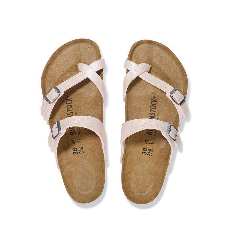 Mayari Birko Flor Saffiano Iridescent L.Rose