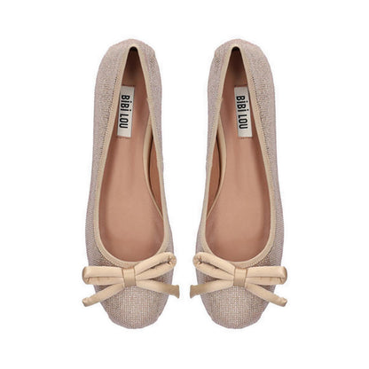598Z00Vk Ballerina Flat - Natural