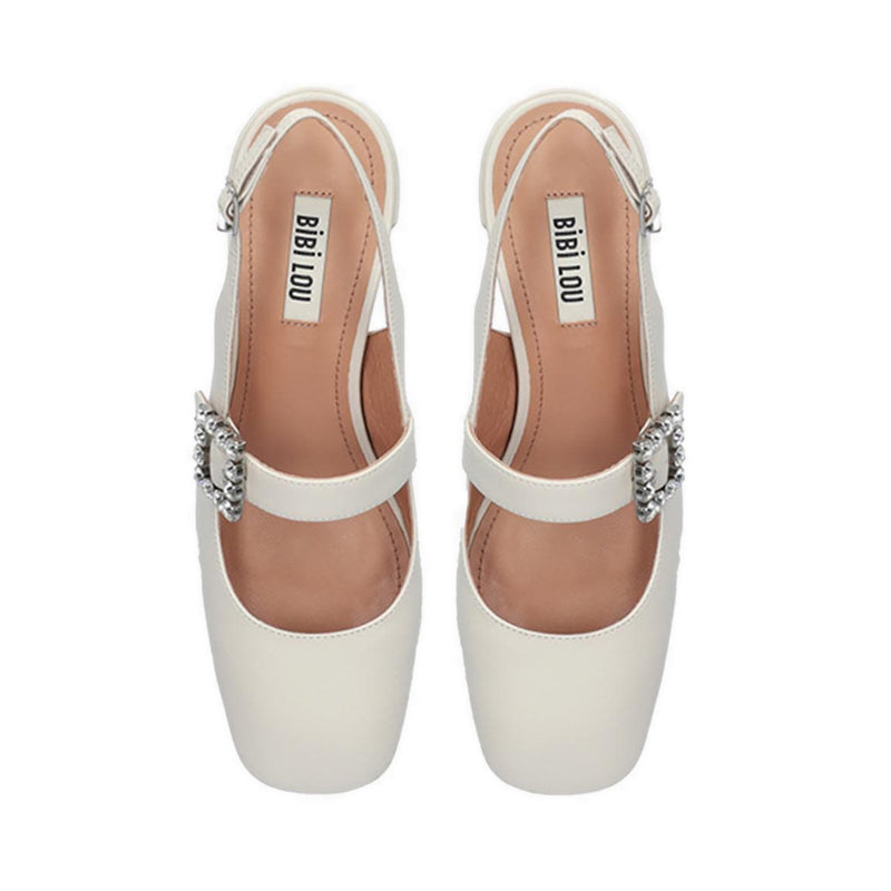 657Z10Vk Ballerina Pump - White