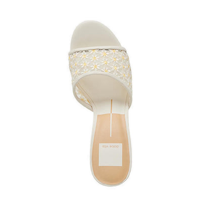 Lavena Floral Women'S Heels - White