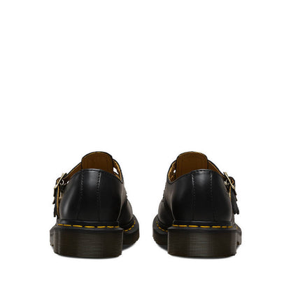 8065 Women'S Mary Jane- Black Smooth