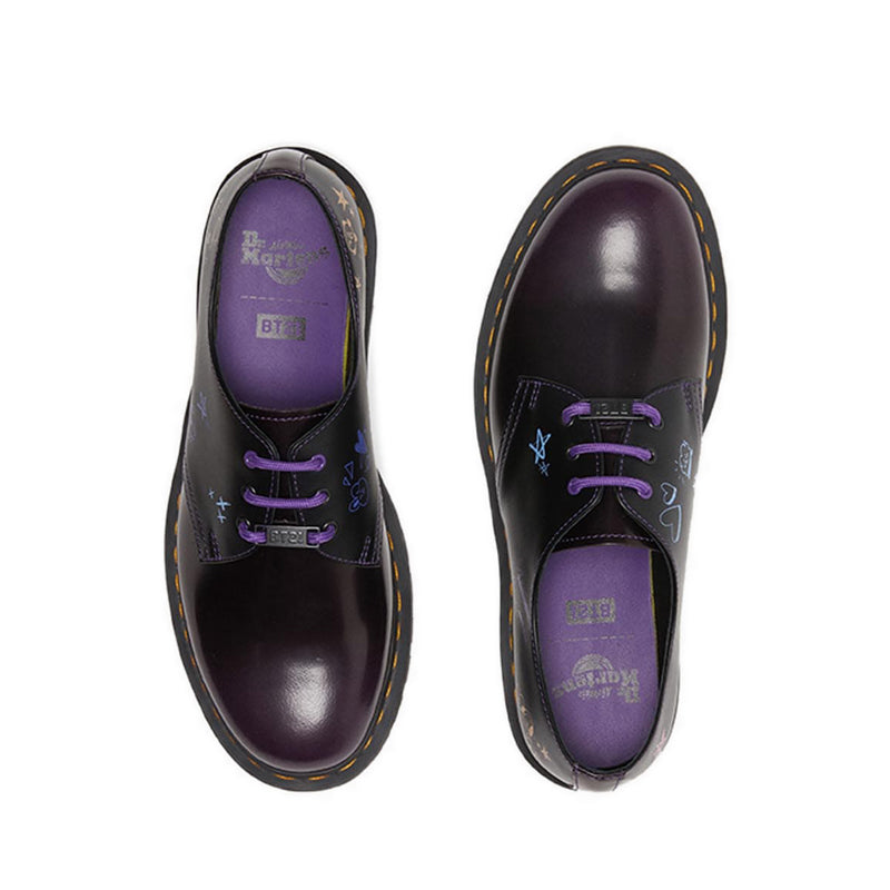 1461 Bt21 Unisex Boots- Purple + Black