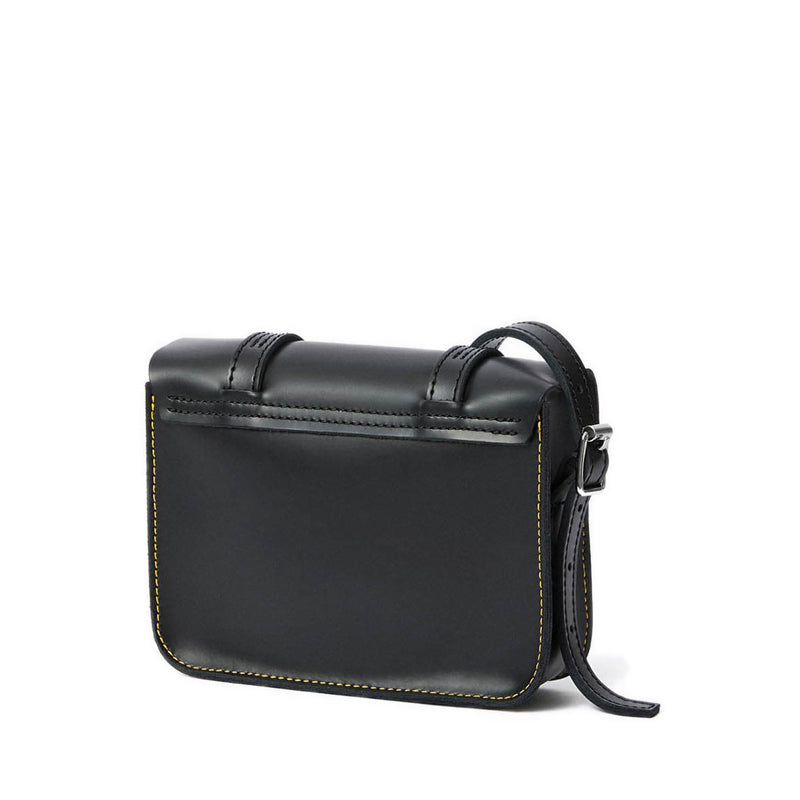 Core 7" Leather Satchel- Black Kiev