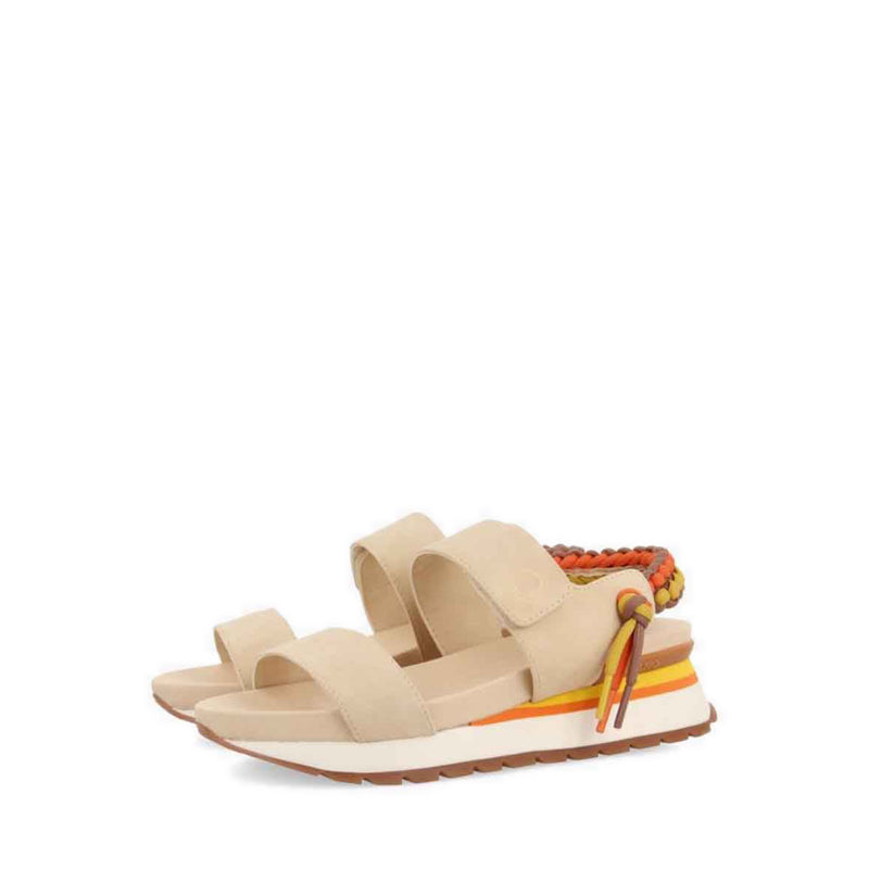 Gioseppo Austell Wedges Sandals - Beige