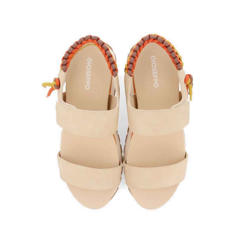 Gioseppo Austell Wedges Sandals - Beige