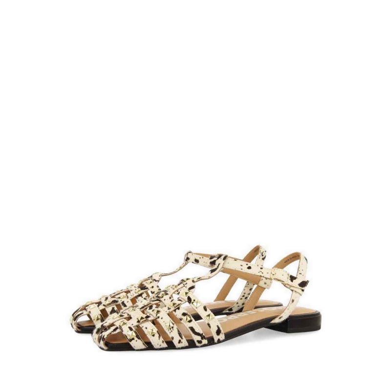 Gioseppo Connerton Sandals - Black/White