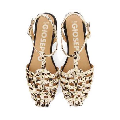 Gioseppo Connerton Sandals - Black/White