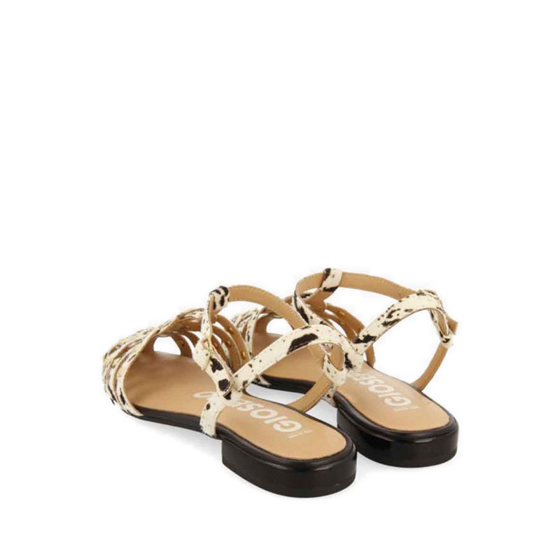 Gioseppo Connerton Sandals - Black/White