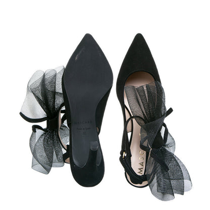 Pretty Ballerina 50951 Slingback Heels - Black