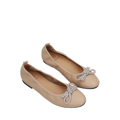 18362Aap1 Women'S Ballerina Flats - Apricot