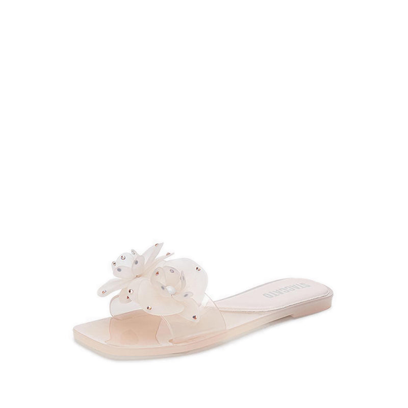 2401D-Pnk Jelly Sandals - Pink