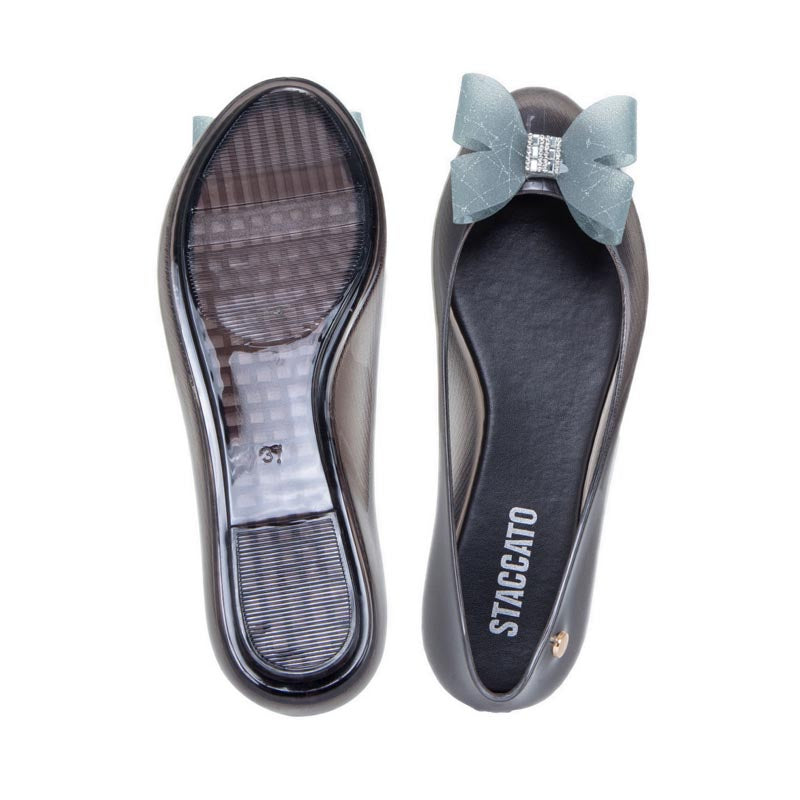 Staccato 2406D-005 Jelly Flats - Black