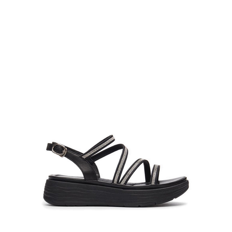 65220-005 Wedges Sandal - Black