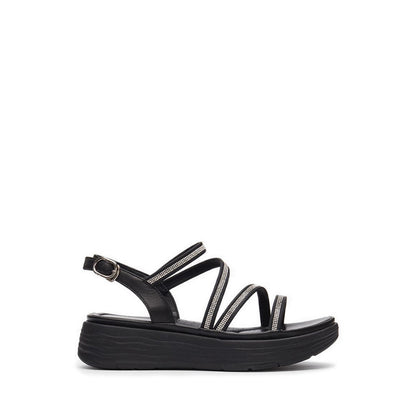 65220-005 Wedges Sandal - Black