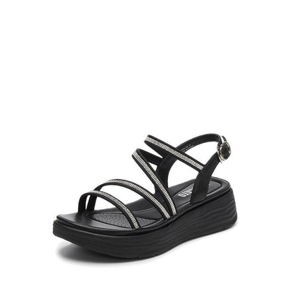 65220-005 Wedges Sandal - Black