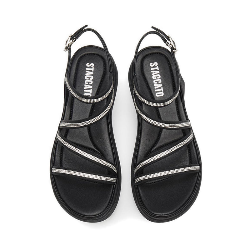 65220-005 Wedges Sandal - Black