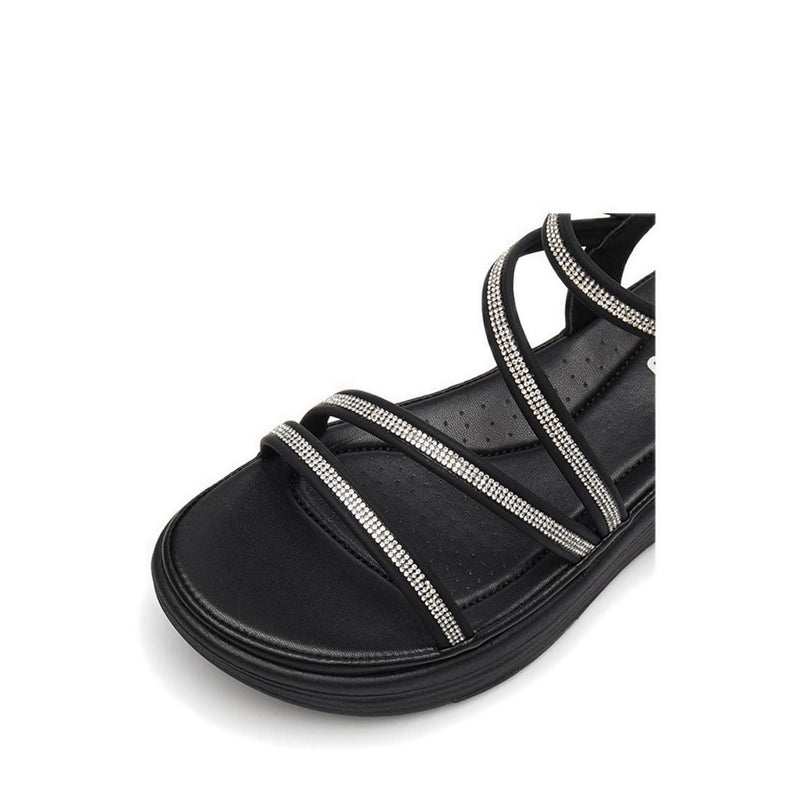 65220-005 Wedges Sandal - Black
